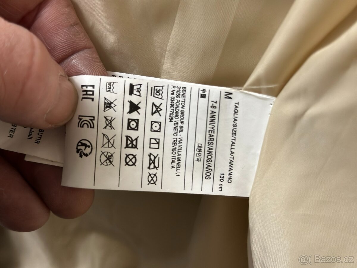 Teplá zimní stylová bunda Benetton - 6