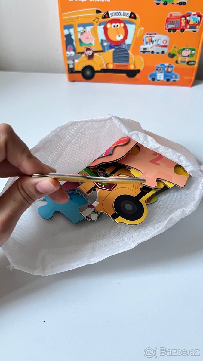 Velké dílky puzzle 6v1.Doprava - 6