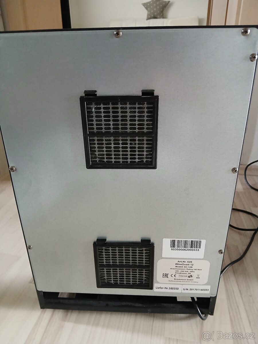 Polovodičová vinotéka 2-zónová na 12 lahví - 6