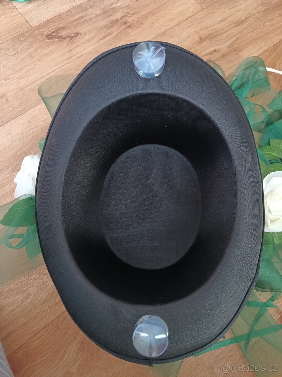 Svatební dekorace na auto - zelena - 6