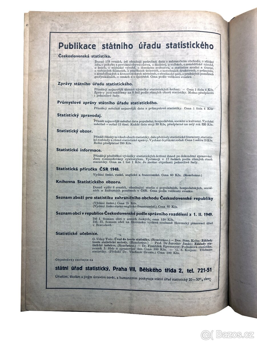 1948 - Zprávy Státního úřadu statistického - 6