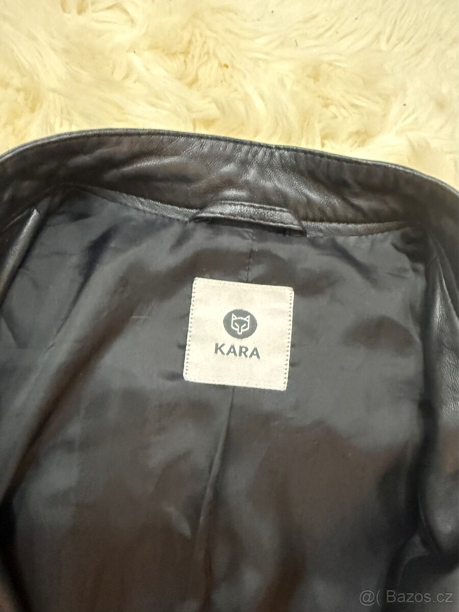 Černý křivák, kožená bunda Kara - 6