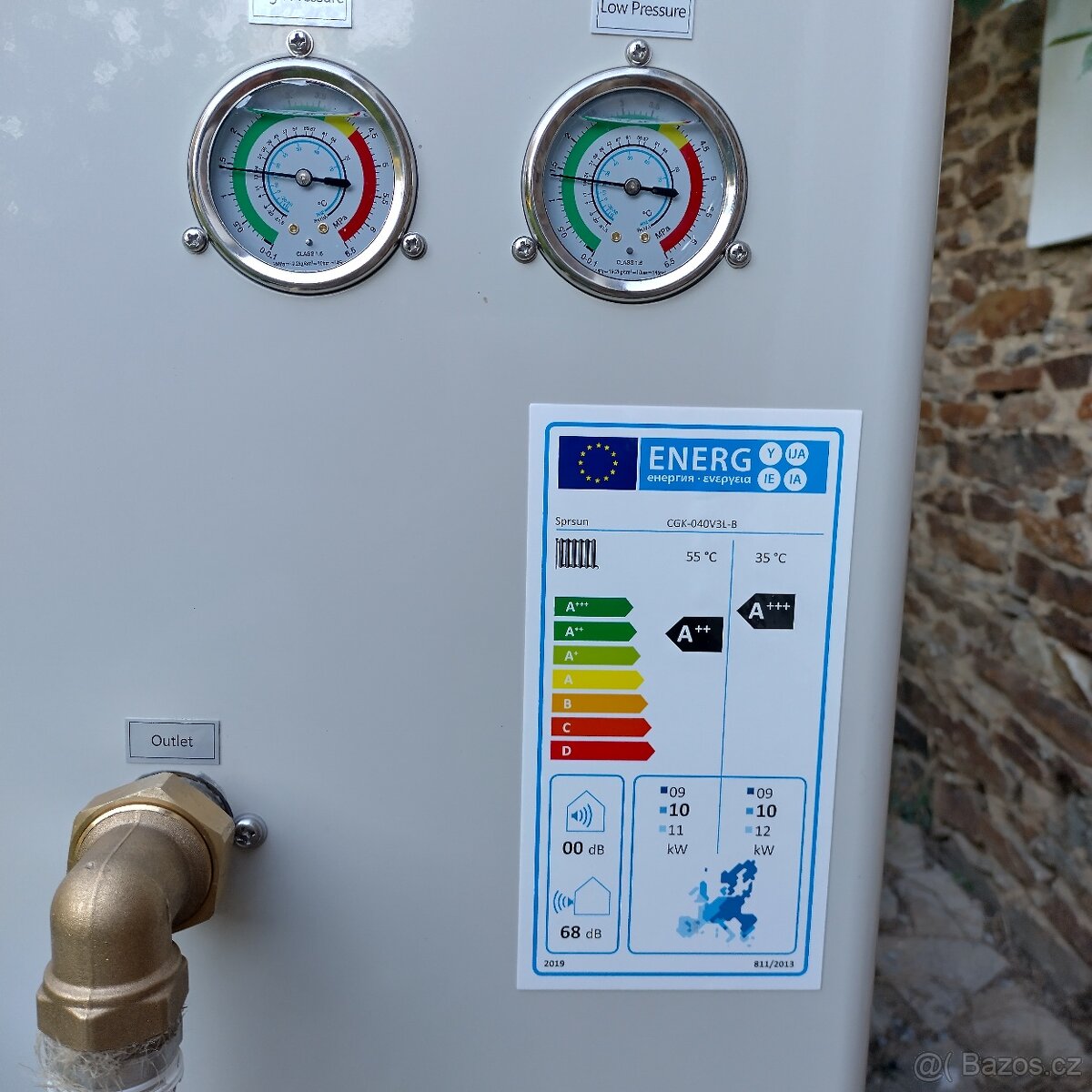 Tepelné čerpadlo Sprsun R32 16 kW Monoblok - 6