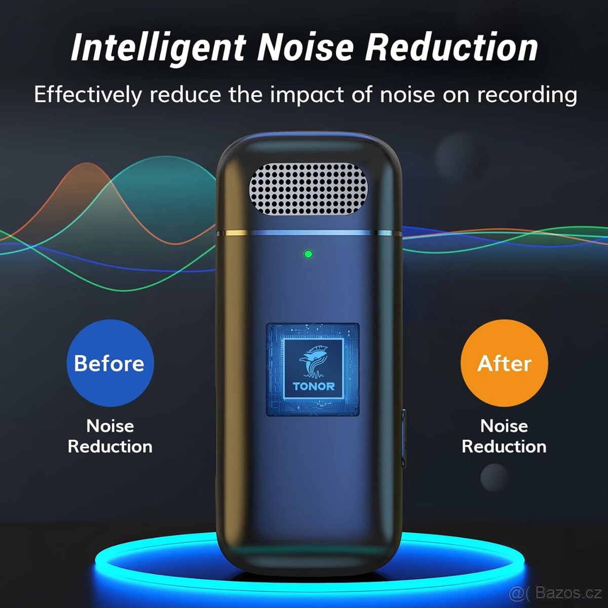 Duální bezdrátové klopové mikrofony TONOR TL350 USB-C - 6