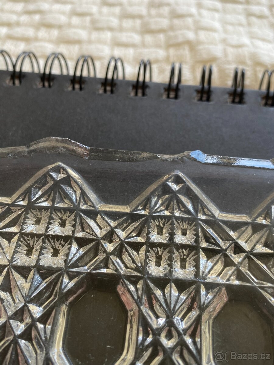 Skleněný servírovací tác 2ks - 6