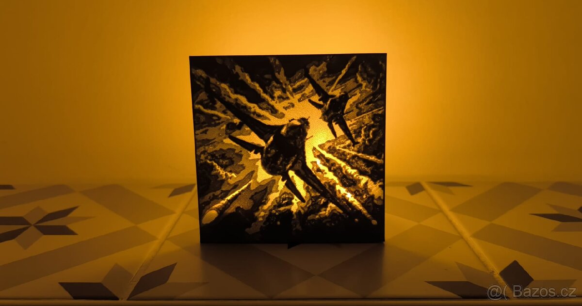 Obrázek s led svíčkou - 6