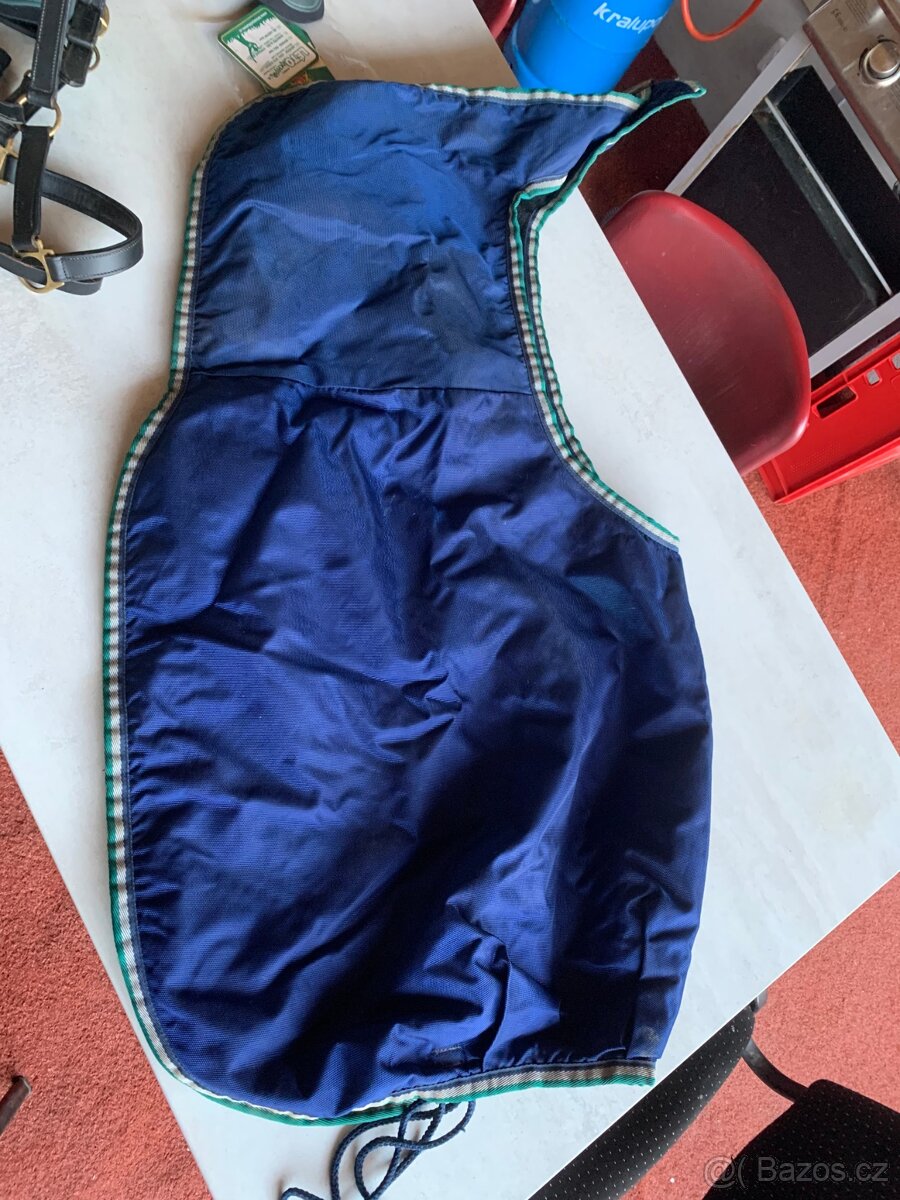 PONY kožená ohlávka, podsedlovky, bederka - 6