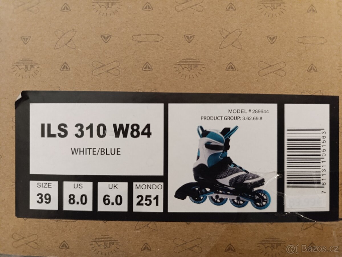 Super kolečkové/inline brusle 38 - 6