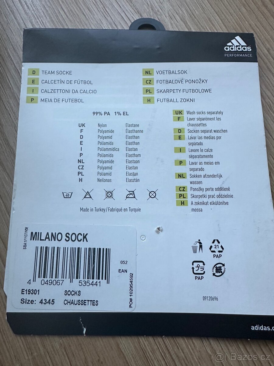 Kopačky, chrániče,podkolenky Adidas - 6