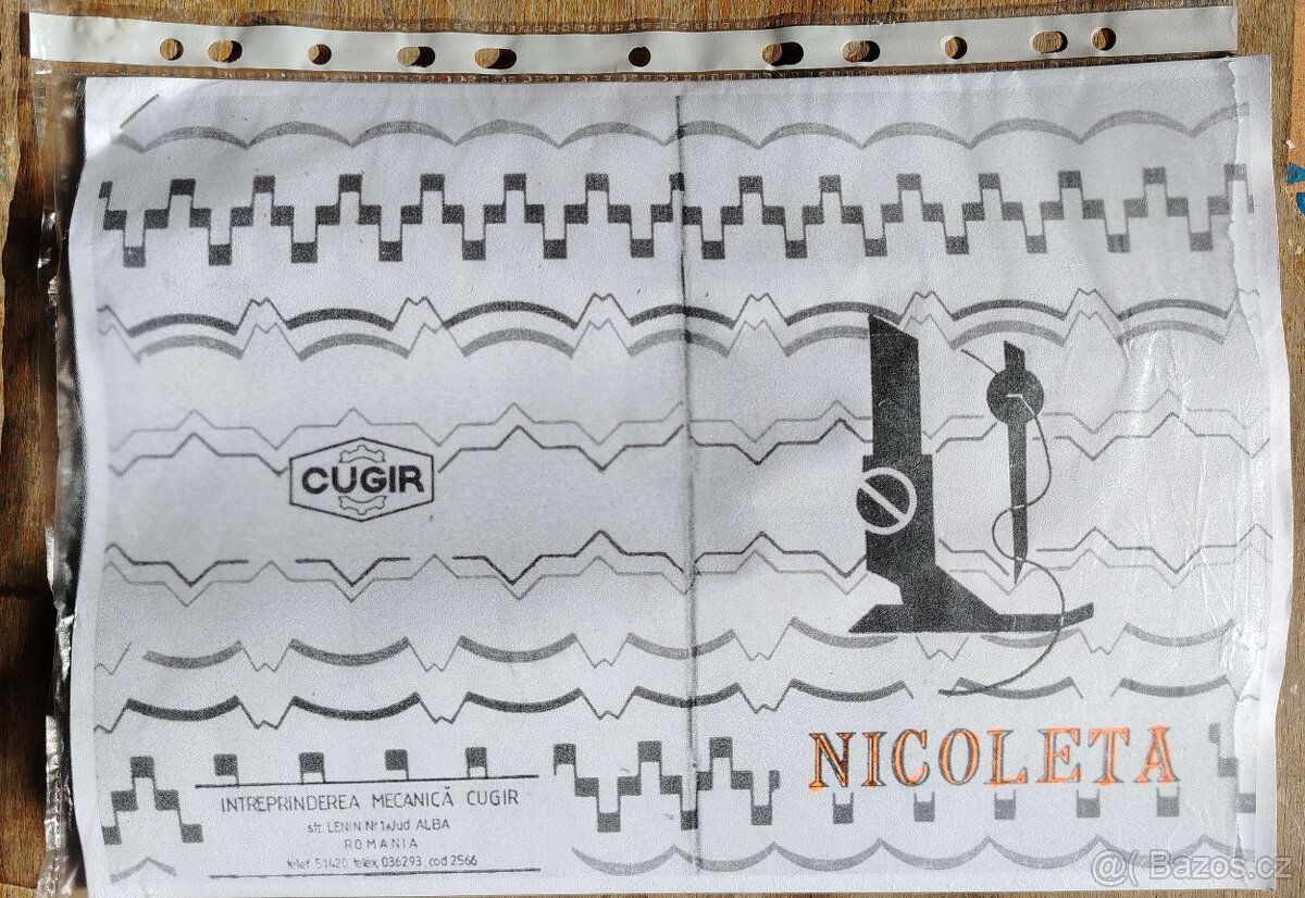 šicí stroj značky Nicoleta - 6