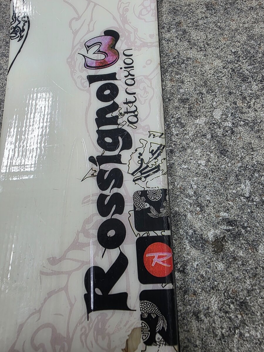 Set Lyže Rossignol (154 cm) + hole Völkl – skvělý stav - 6