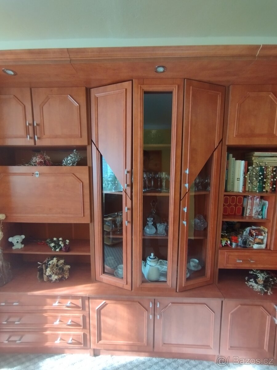 Hnědá obývací stěna 5 části - 6