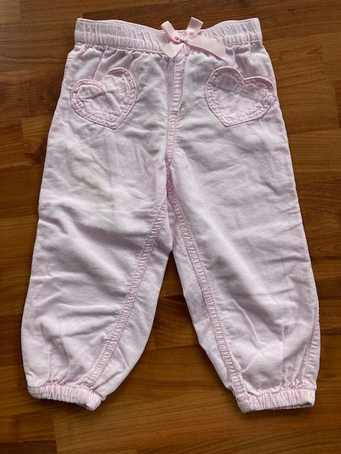 Džíny, kalhoty a tepláčky pro holčičku - vel. 92 - 6