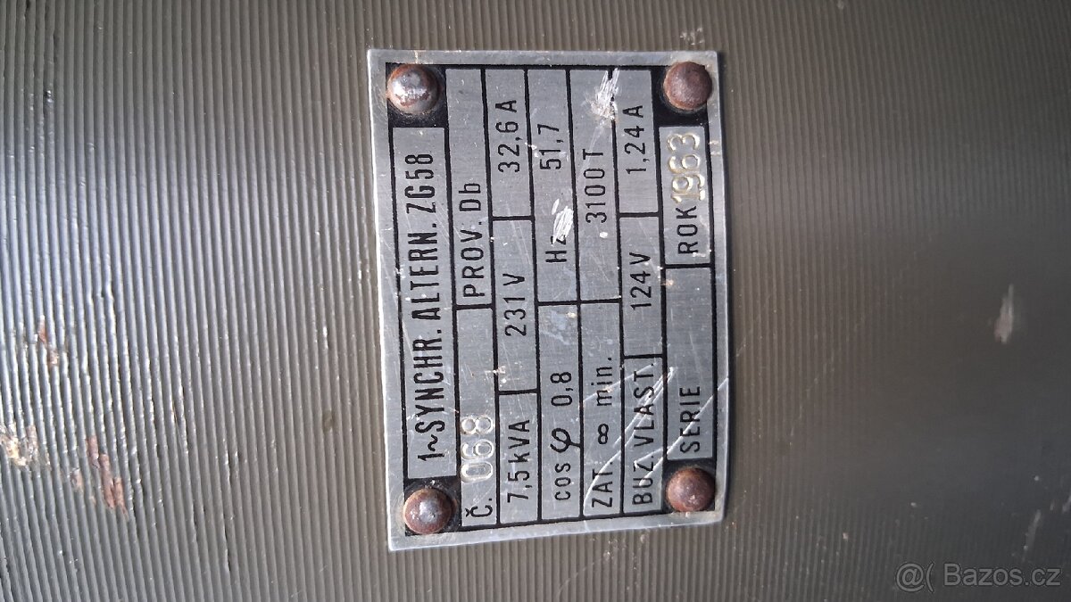 Elektrocentrála 7.5 kw - 6