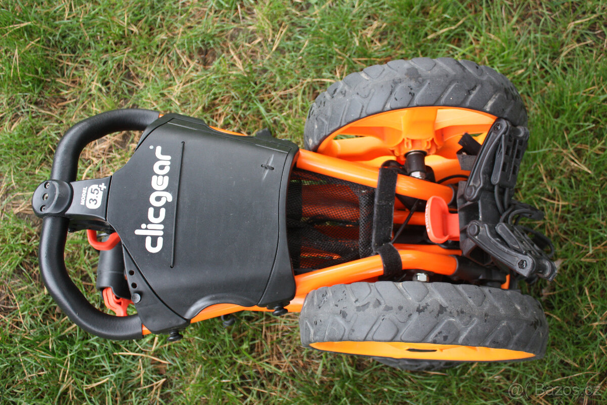 GOLFOVÝ VOZÍK CLICGEAR 3,5+ STAV JAKO NOVÝ - 6