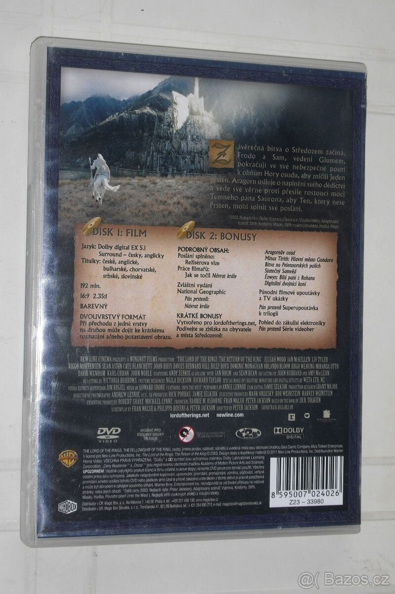 Pán prstenů - filmová trilogie, dvoudisková edice - 6