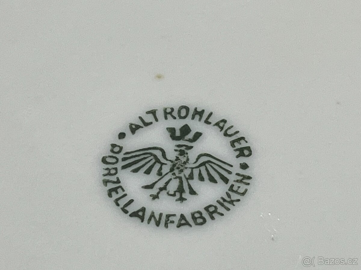 Starožitná jídelní porcelánový servis Altrohlau - 6