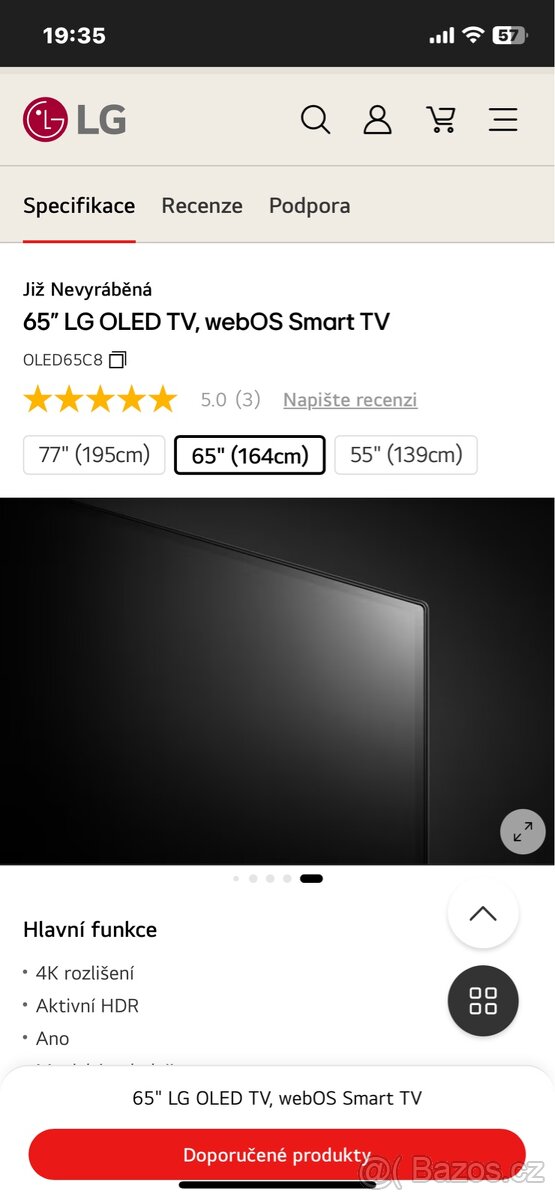 Prodám TV LG oled65c8LLA - 6