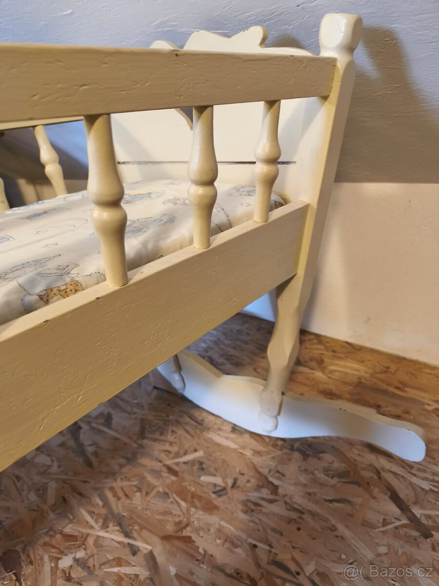 Dřevěná kolébka 95x50 cm za 500,- - 6