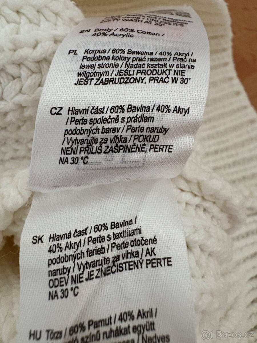 Bílý svetr vel. XS - 6