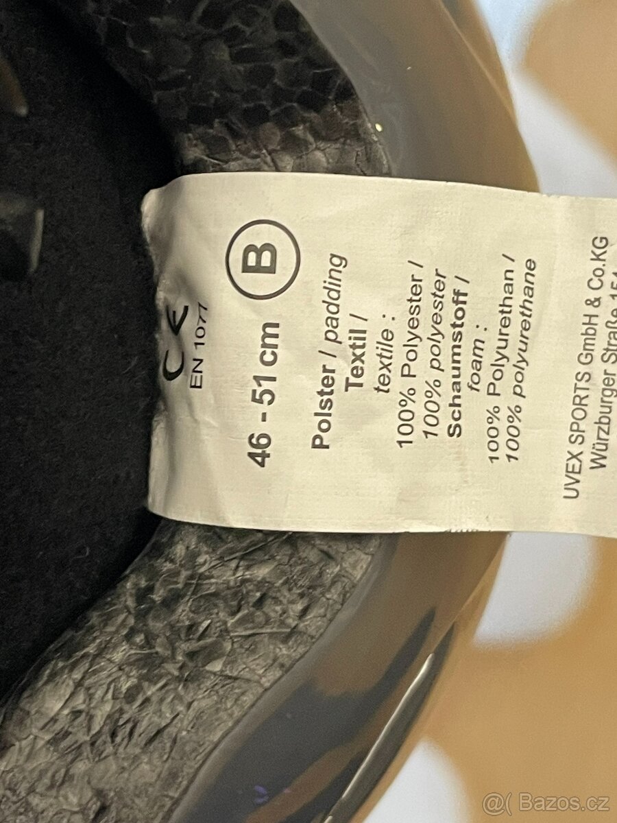 Dětská lyžařská přilba UVEX 46-51cm + brýle - 6