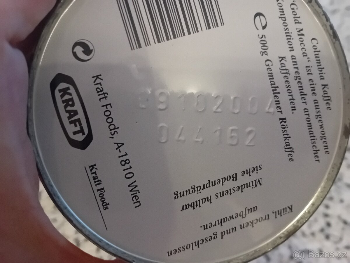 Stará plechovka od kávy s květy - 6