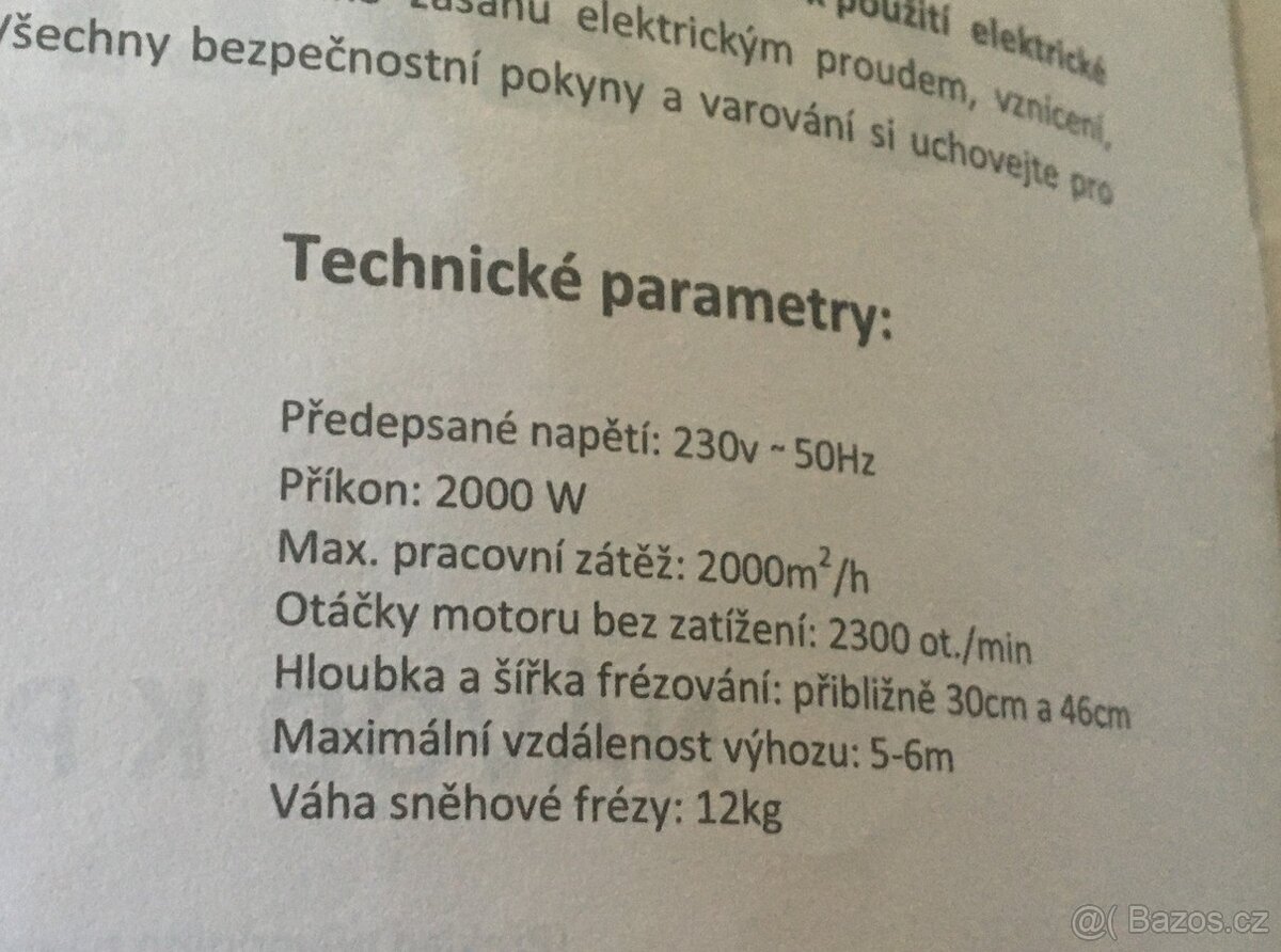 Sněhová fréza Craftfield - 6