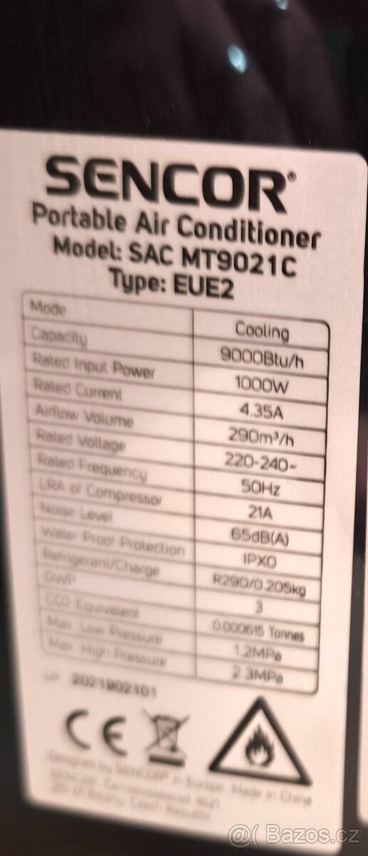 Klimatizace Sencor, popis foto - 6