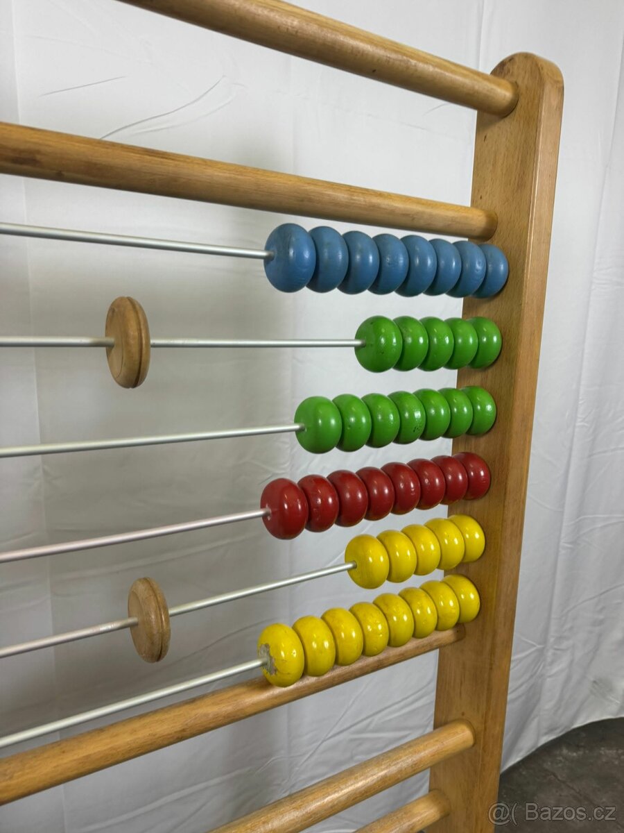 Retro dřevěné počítadlo (519004) - 6