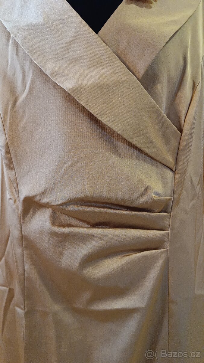 Zlaté šaty vel 50 - 6