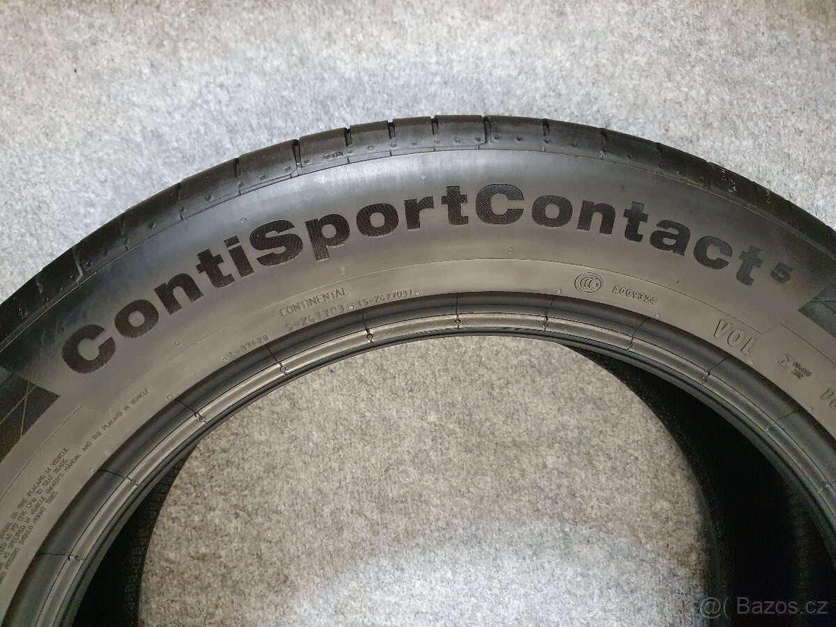 2x -- 235/55 R19 Letní pneu Continental ContiSportContact 5 - 6