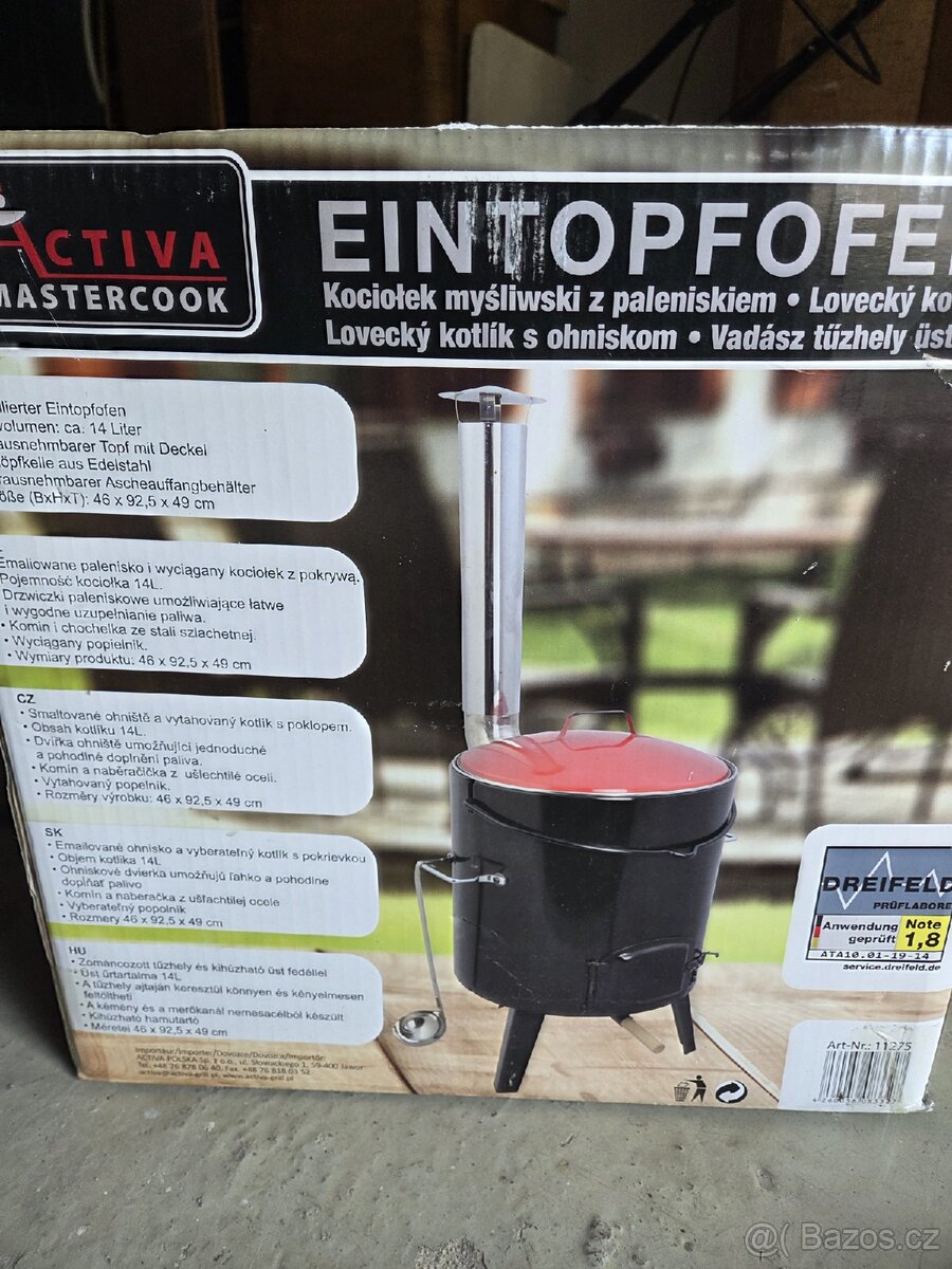 Lovecký kotlík s ohništěm - 6