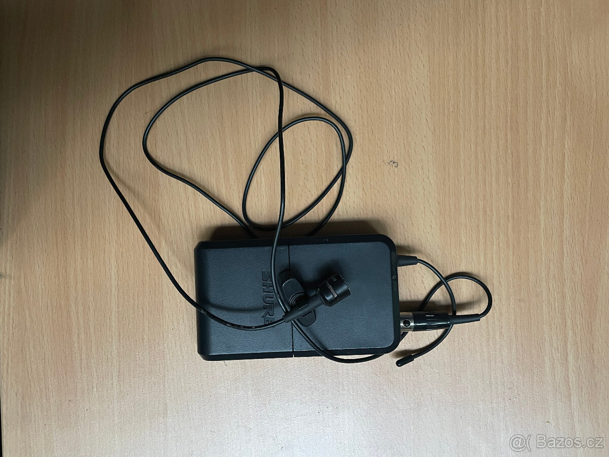 SHURE dvoukanálový přijímač + ruční mikrofon, kapesní vysíl - 6