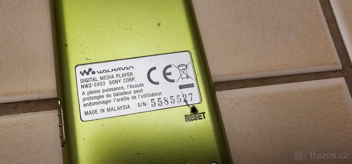 MP3 přehrávač SONY + druhý přehrávač zdarma - 6