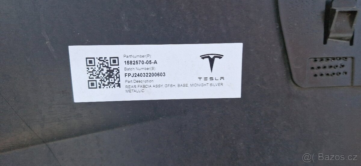 Zadni naraznik tesla model 3 158257005a - 6