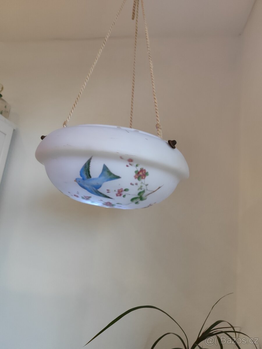 Krásny ručne maľovaný plafonnier - 6