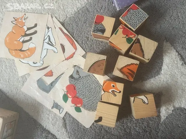 Dřevěné kostky - 6