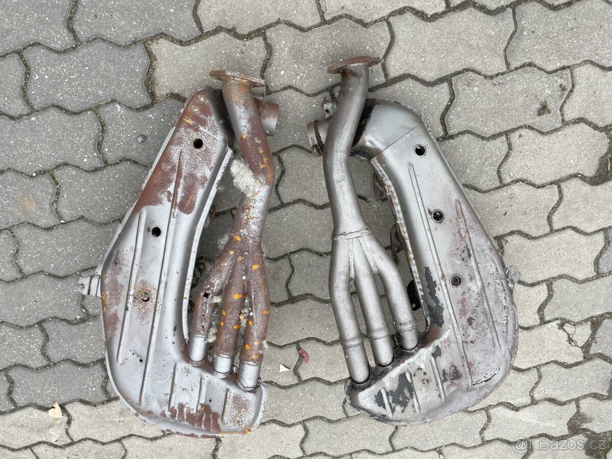 Porsche 911 výměníky výfukové svody výfuk - 6