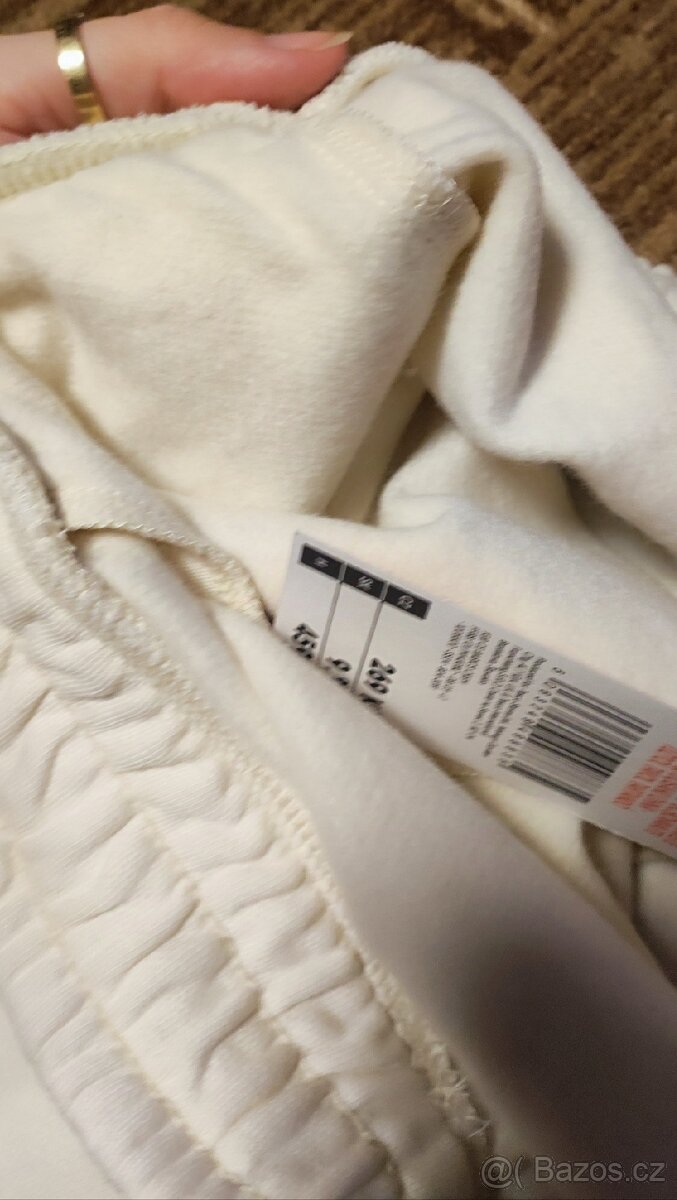 Dámské krémové tepláky, vel. S - 6