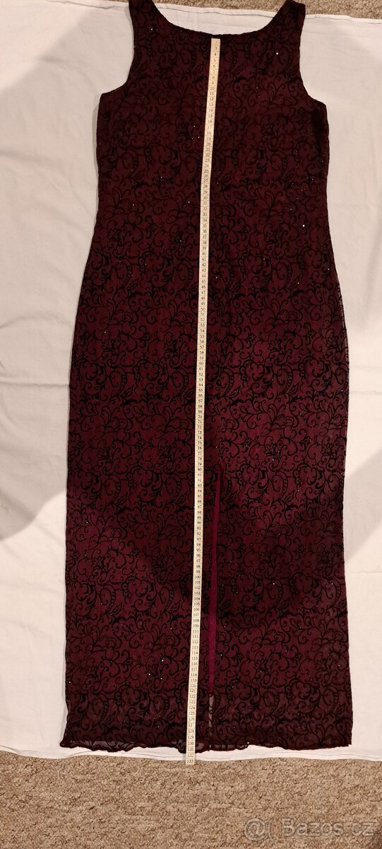 Dlouhé společenské šaty, vel.M - 6