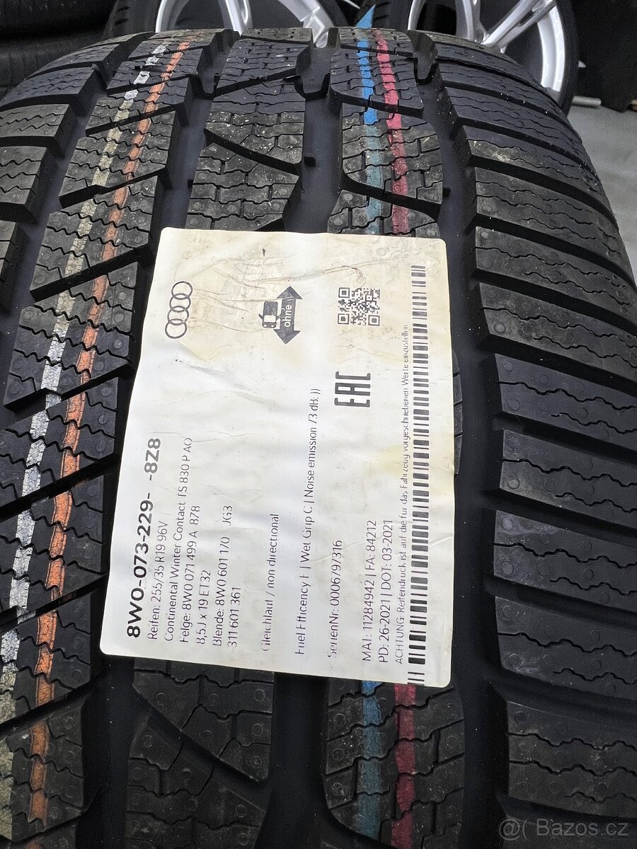 R19 zimní nepoužité Audi 255/35 - 6