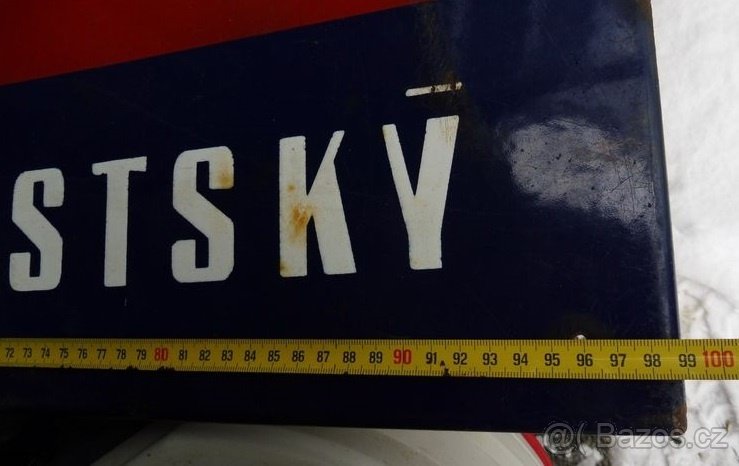 Staré smaltované cedule Opravy Obuvi. - 6