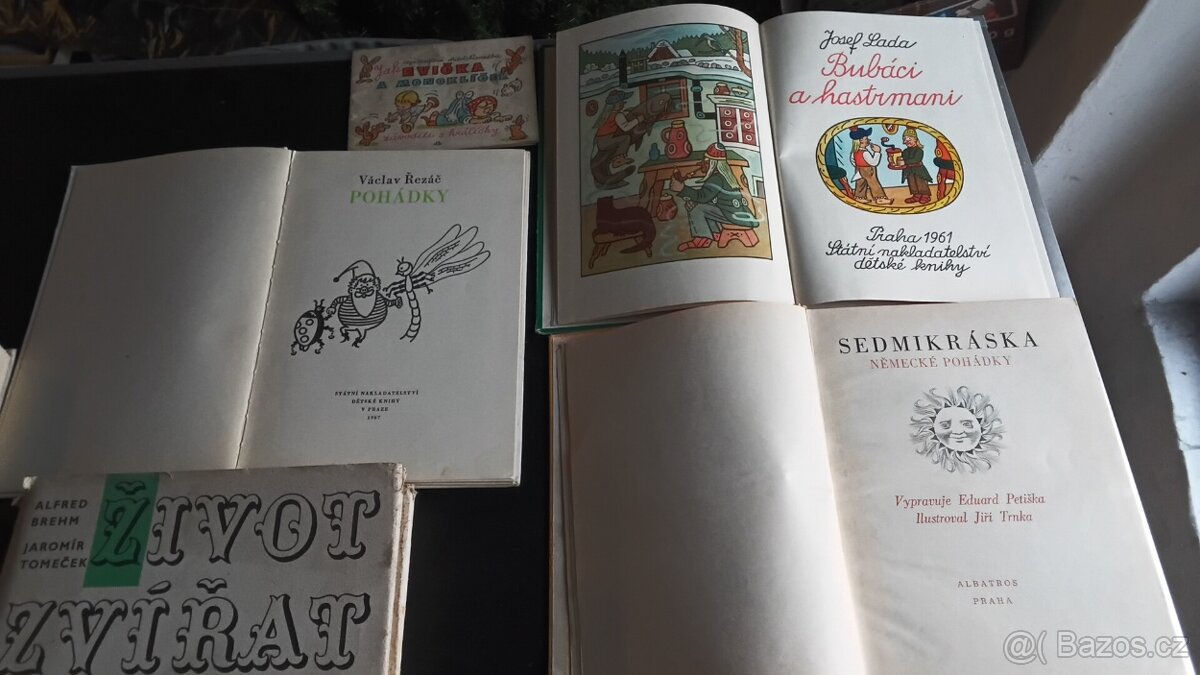 Staré knihy pohádky. - 6