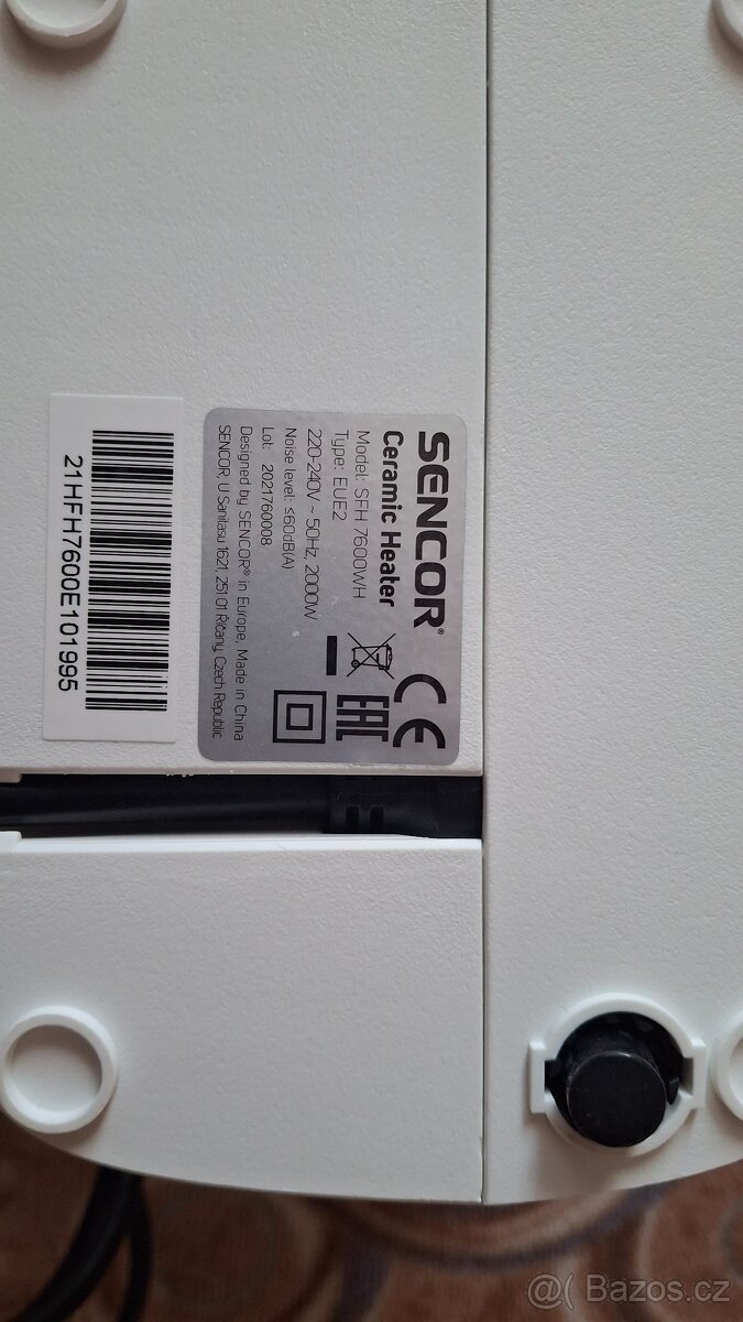 Sencor SFH 7600WH-keramické topidlo - 6