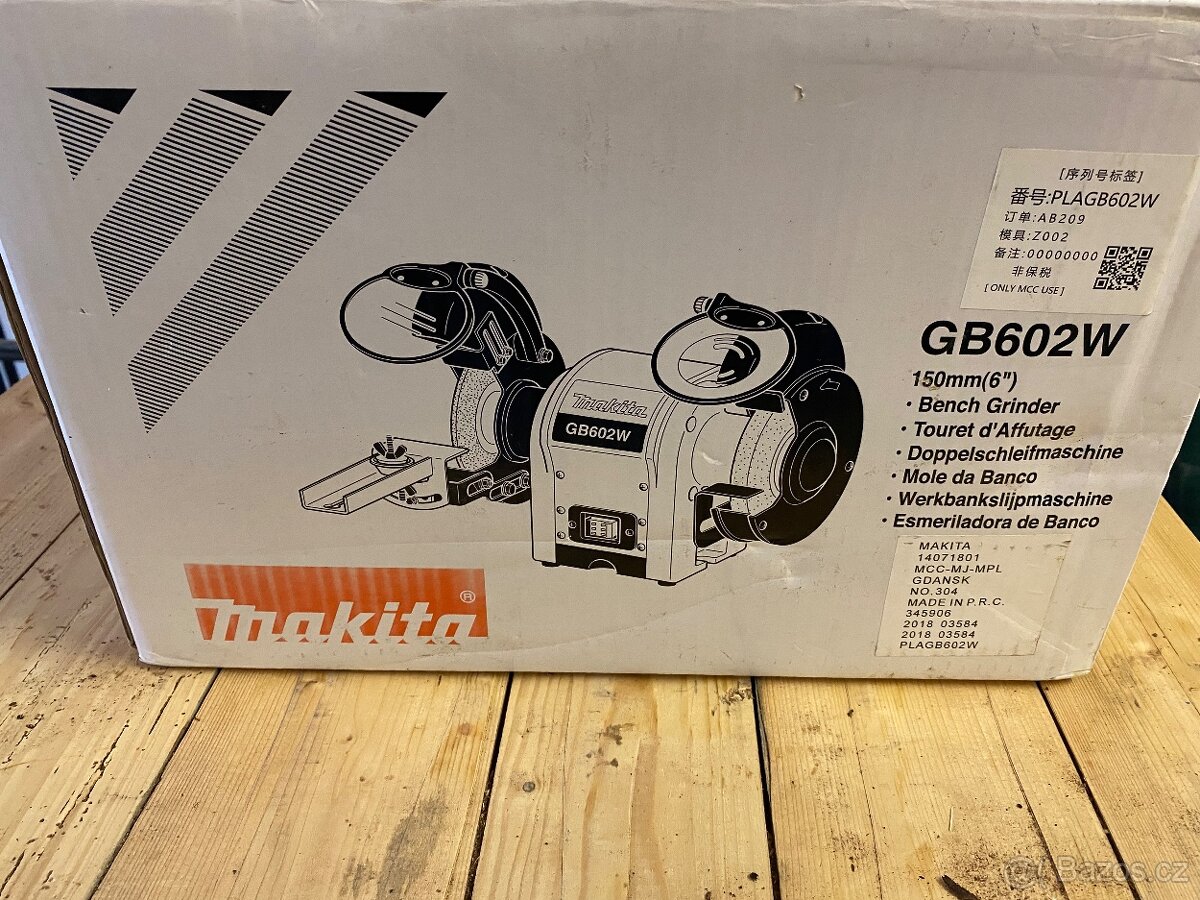 Dvoukotoučová bruska Makita GB602W - 6