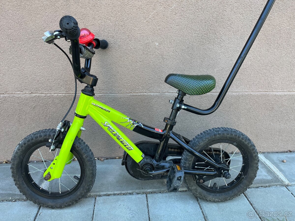 Dětské kolo Specialized Hotrock 12 s vodící tlačnou tyčí - 6