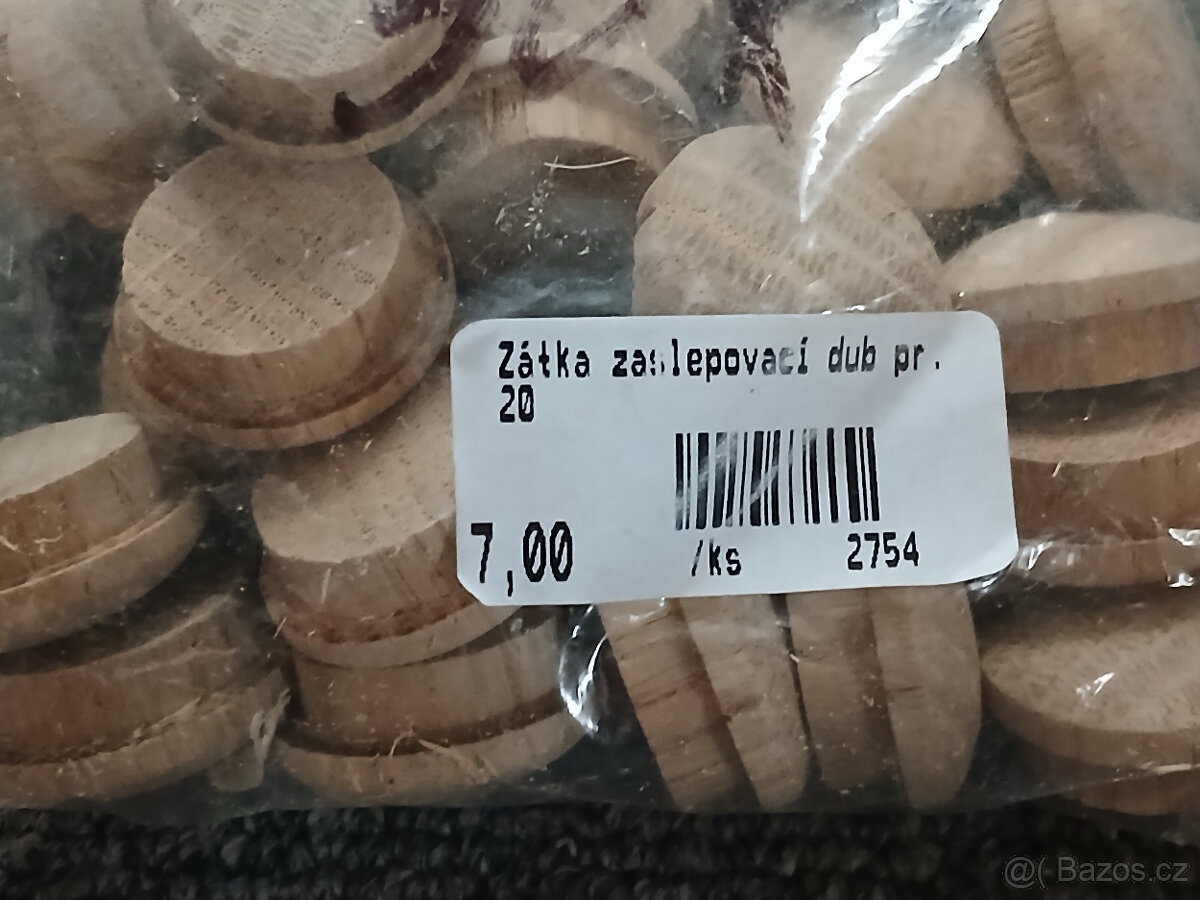 Dřevěné ozdobné krytky dub, borovice / smrk - 6