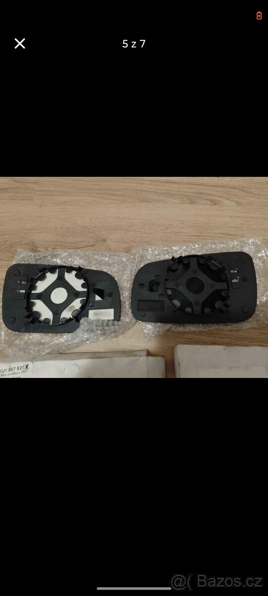 Zrcátko Škoda Fabia 1 Pravé,Skla zrcátek Škoda,VW - 6