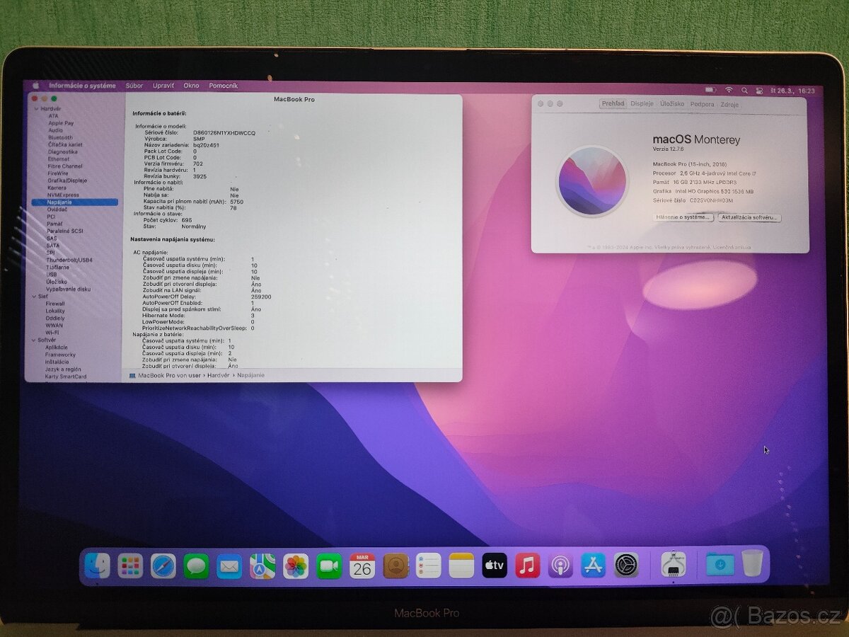 MacBook Pro 15 2016 | i7 • 16GB • 256GB SSD - 6