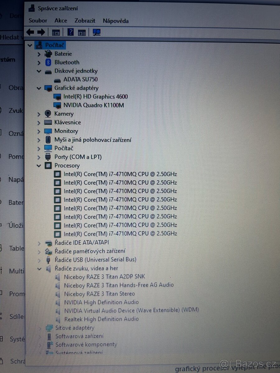 Notebook HP ZBook 15 G2 - Intel Core i7 4710MQ - 6